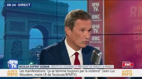 Nicolas Dupont-Aignan appelle les gilets jaunes "à garder la pression forte"