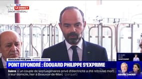Édouard Philippe déclare qu'une "enquête administrative a été ouverte" suite à l'effondrement d'un pont à Mirepoix-sur-Tarn