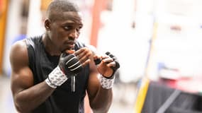 Souleymane Cissokho à l'entraînement en Californie en mai 2021