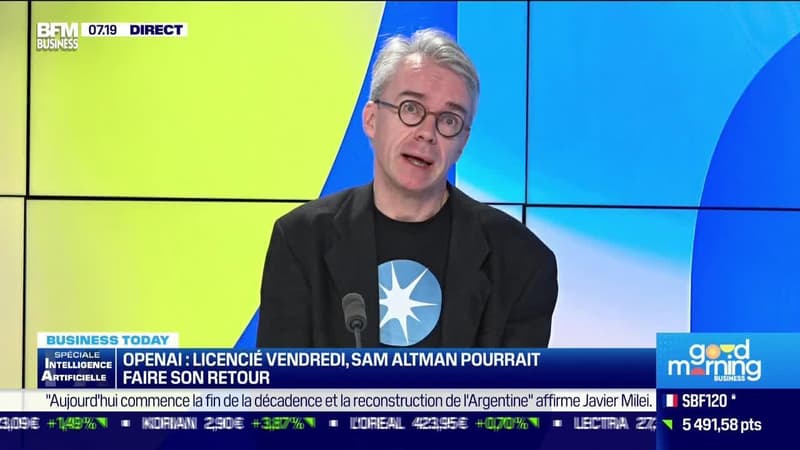 Laurent Daudet (LightOn) : Sam Altman, le débat sur l'IA au coeur de son licenciement - 20/11