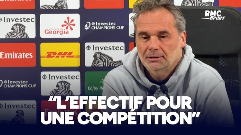Stade Toulousain : "Peut-être qu'on n'a l'effectif que pour une compétition" s'interroge Ugo Mola