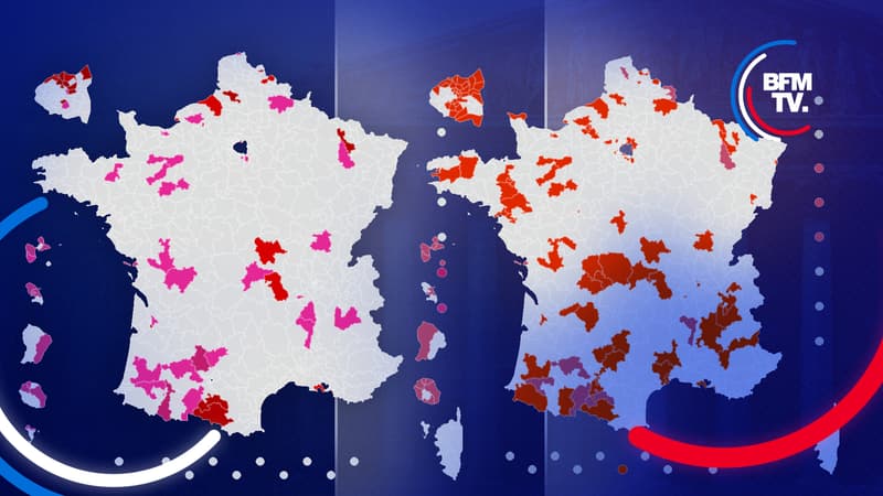 AVANT/APRÈS. Législatives: visualisez la progression de la gauche en un gif animé