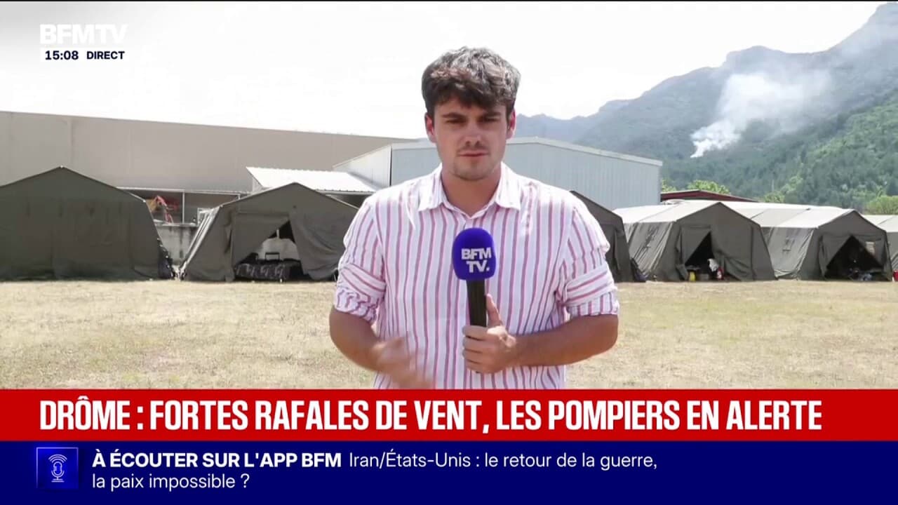 Incendie dans la Drôme: des militaires en renfort
