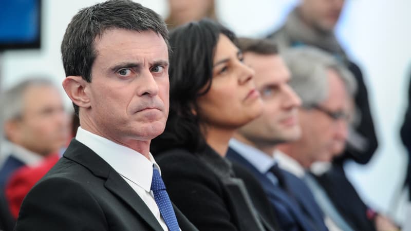 Manuel Valls et Myriam El Khomri, le 22 février.
