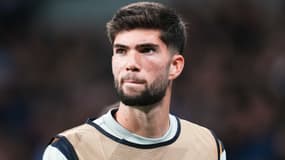 Theo Zidane avec l'équipe première du Real Madrid, en novembre 2023