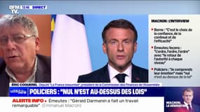 "Un président de la République toujours plus à droite": Éric Coquerel réagit à l'interview d'Emmanuel Macron