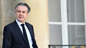 Le ministre français de la Transition écologique Christophe Béchu au palais de l'Elysée à Paris, le 22 février 2023