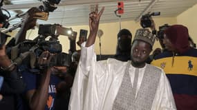 Bassirou Diomaye Faye, candidat à l'élection présidentielle au Sénégal, le dimanche 24 mars