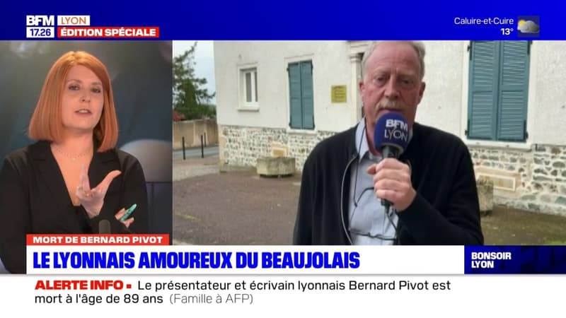 Rhône: la générosité de Bernard Pivot avec la commune de Quincié-en-Beaujolais (1/1)