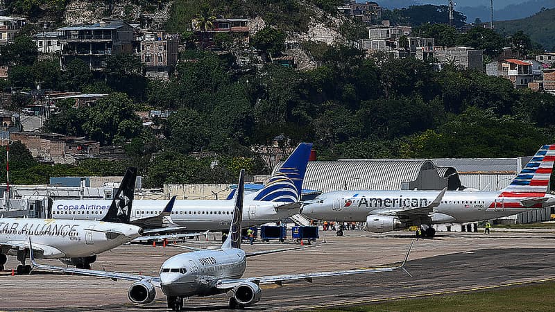 L'aéroport Toncontin du Honduras
