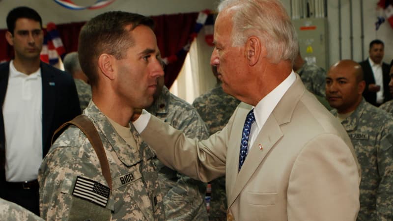 Joe Biden et son fils Beau, le 4 juillet 2009