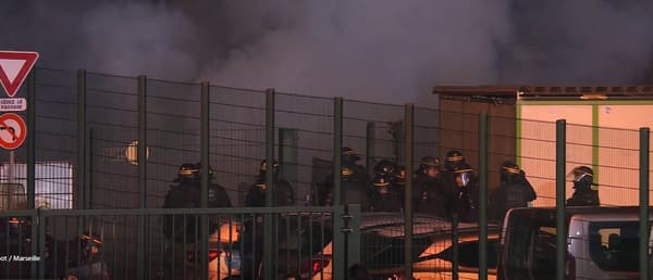 Des affrontements autour du stade de Clermont, 11 février 2023
