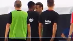 Semedo et Neymar en 2017