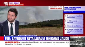 Incendie dans l'Aude: le Premier ministre, François Bayrou, et le ministre de l'Intérieur, Bruno Retailleau attendu sur place à 16h