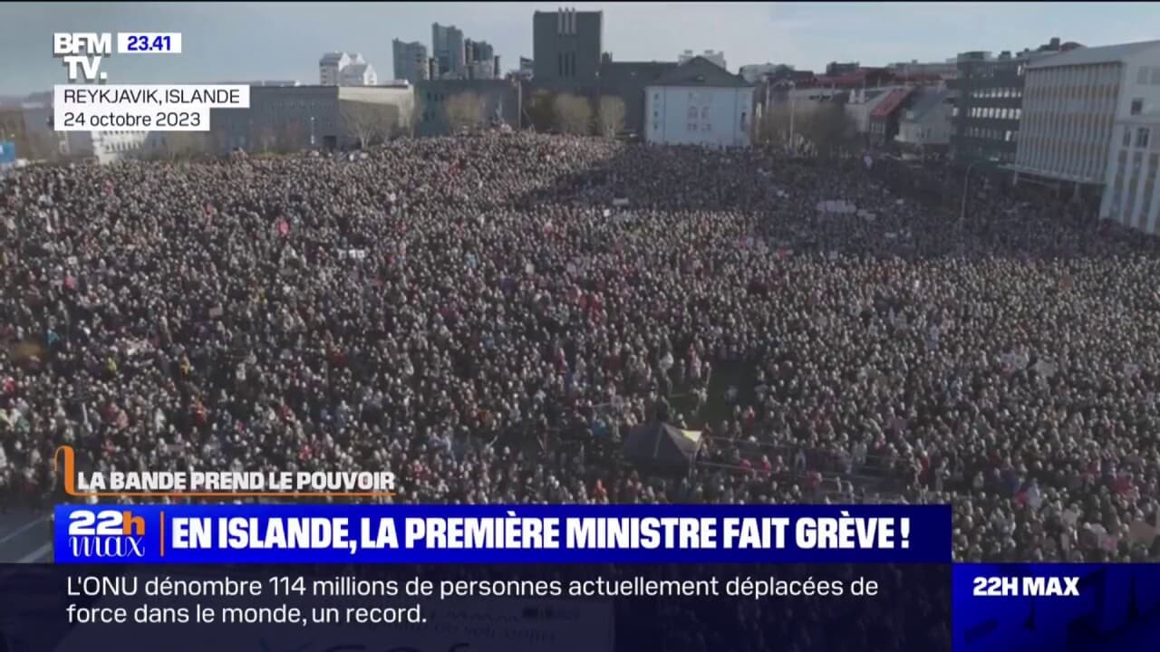 LA BANDE PREND LE POUVOIR La Première ministre islandaise fait grève