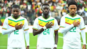 Moustapha Name, Fode Ballo-Touré et Abdou Diallo avec le Sénégal en septembre 2022
