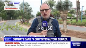 Israël: à Sdérot, ville située autour de la bande de Gaza, les combats se poursuivent 