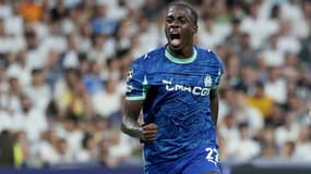 Timothy Weah lors du match de Ligue des champions entre l'OM et le Real Madrid - le 16/09/2025