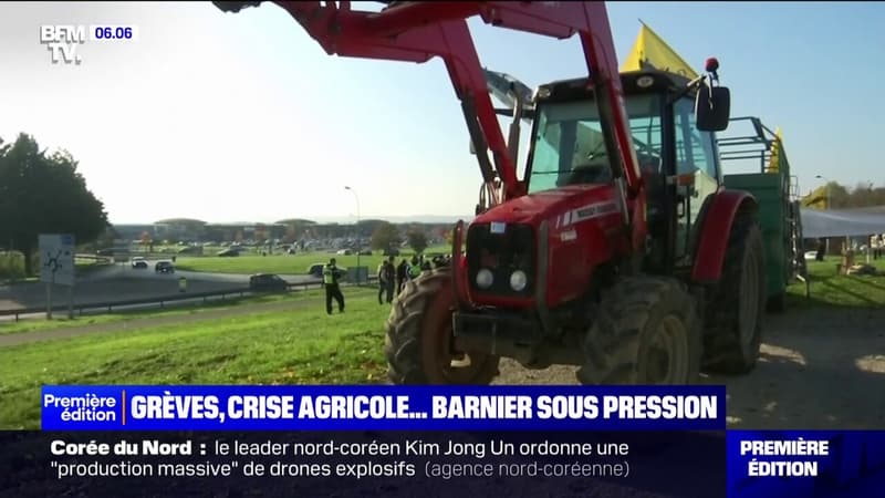 Grèves, crise agricole...Michel Barnier tente d'apaiser la colère sociale