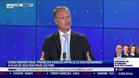 Crise énergétique: François Asselin appelle le gouvernement à plus de soutien pour les PME