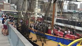 L'Hermione a accosté en musique à New York