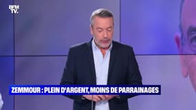 L’édito de Matthieu Croissandeau: Zemmour: plein d'argent, moins de parrainages - 07/01