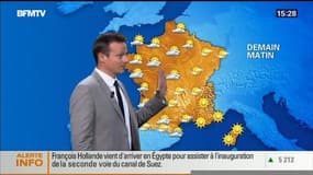 La météo pour ce vendredi 7 août 2015