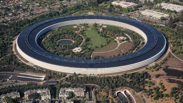 Apple Park, le siège social d'Apple à Cupertino (Californie)