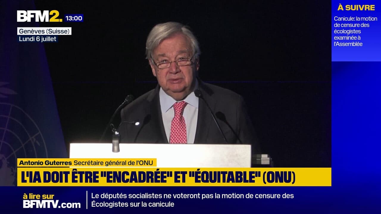 Antonio Guterres: Yapay Zeka Denetlenmeli, Adil Olmalı ve Geliştiricileri Hesap Vermeli