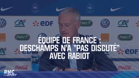 Équipe de France : Deschamps n'a "pas discuté" avec Rabiot (mais ne ferme pas la porte à un retour)