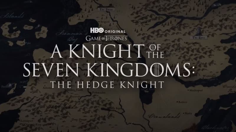 Le logo de la nouvelle série dérivée de "Game of Thrones", "A Knight of the Seven Kingdoms: The Hedge Knight".