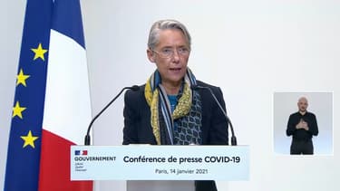 Elisabeth Borne le 14 janvier 2021