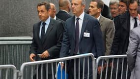 Nicolas Sarkozy, ici à son arrivée aux Nations Unies, a exhorté mardi à New York les protagonistes du conflit au Proche-Orient à sortir de l'impasse le processus de paix israélo-palestinien, pour ne pas entraver l'évolution des pays arabes vers la démocra