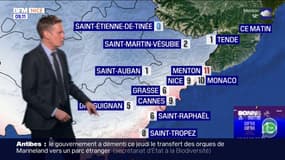 Météo Côte d’Azur: un ciel assez chargé et des températures en baisse, jusqu'à 13°C attendus à Nice
