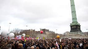 Lors de la dernière manifestation pour le mariage homosexuel à Paris
