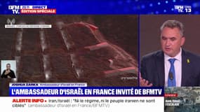 Conflit Israël-Iran: "Nous faisons très attention à ne pas toucher les civils", indique l'ambassadeur d'Israël en France, Joshua Zarka