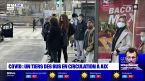 Covid-19: un tiers des bus en circulation à Aix-en-Provence