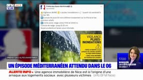 Alpes-Maritimes: un épisode méditerranéen attendu dès ce vendredi 