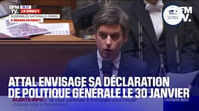 Gabriel Attal envisage de prononcer sa déclaration de politique générale le 30 janvier 