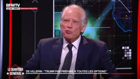 "Je souhaite que le régime iranien puisse tomber rapidement", déclare Dominique de Villepin, ancien Premier ministre