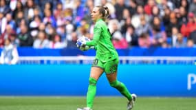 Barbora Votikova lors d'OL-PSG, le 24 avril 2022.