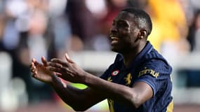 La joie de Randal Kolo Muani, buteur avec la Juve face à Empoli le 2 février 2025