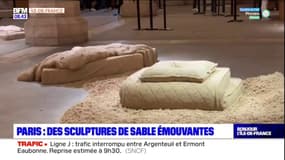 Paris: les sculptures de sable à la Conciergerie 