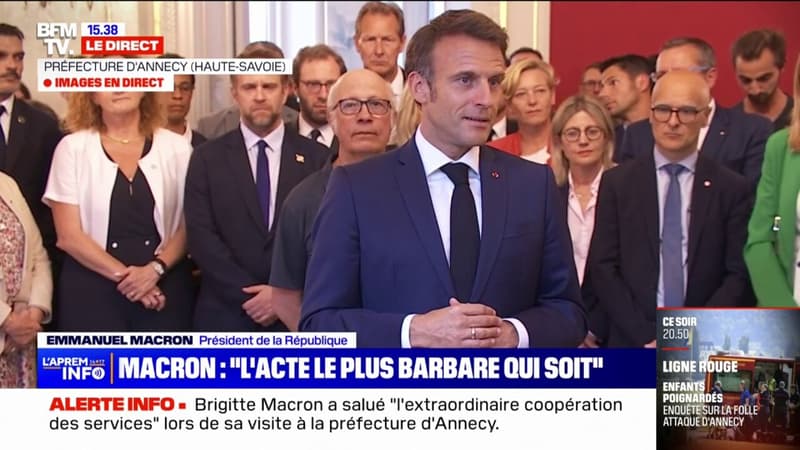 Emmanuel Macron à Annecy: 