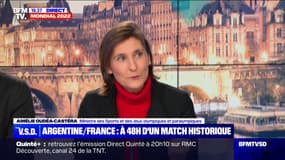 France-Argentine: "On a les crocs", affirme Amélie Oudéa-Castéra, ministre des Sports