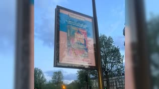 La photo d'une publicité du livre "Transmania" place de la République à Paris, publiée sur X le 16 avril 2024 par Kam Hugh pour dénoncer son caractère transphobe.