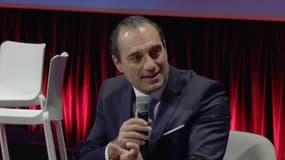 Le directeur général de Stellantis, l'Italien Antonio Filosa, à la journée de la filière auto organisée par la PFA le 4 novembre 2025.