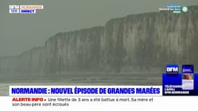 Grandes marées: prudence ce week-end sur le littoral normand