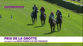 Courses hippiques: revivez le prix de la Grotte R1C4 à Longchamp