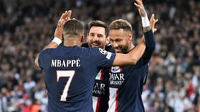 Les stars du PSG, Mbappé, Messi et Neymar
